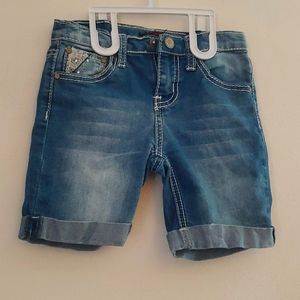 Girls Distressed Jean Shorts